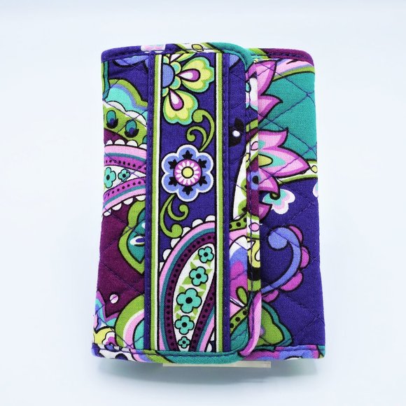 Vera Bradley Handbags - Vera Bradley Heather Trifold Double Snap Wallet